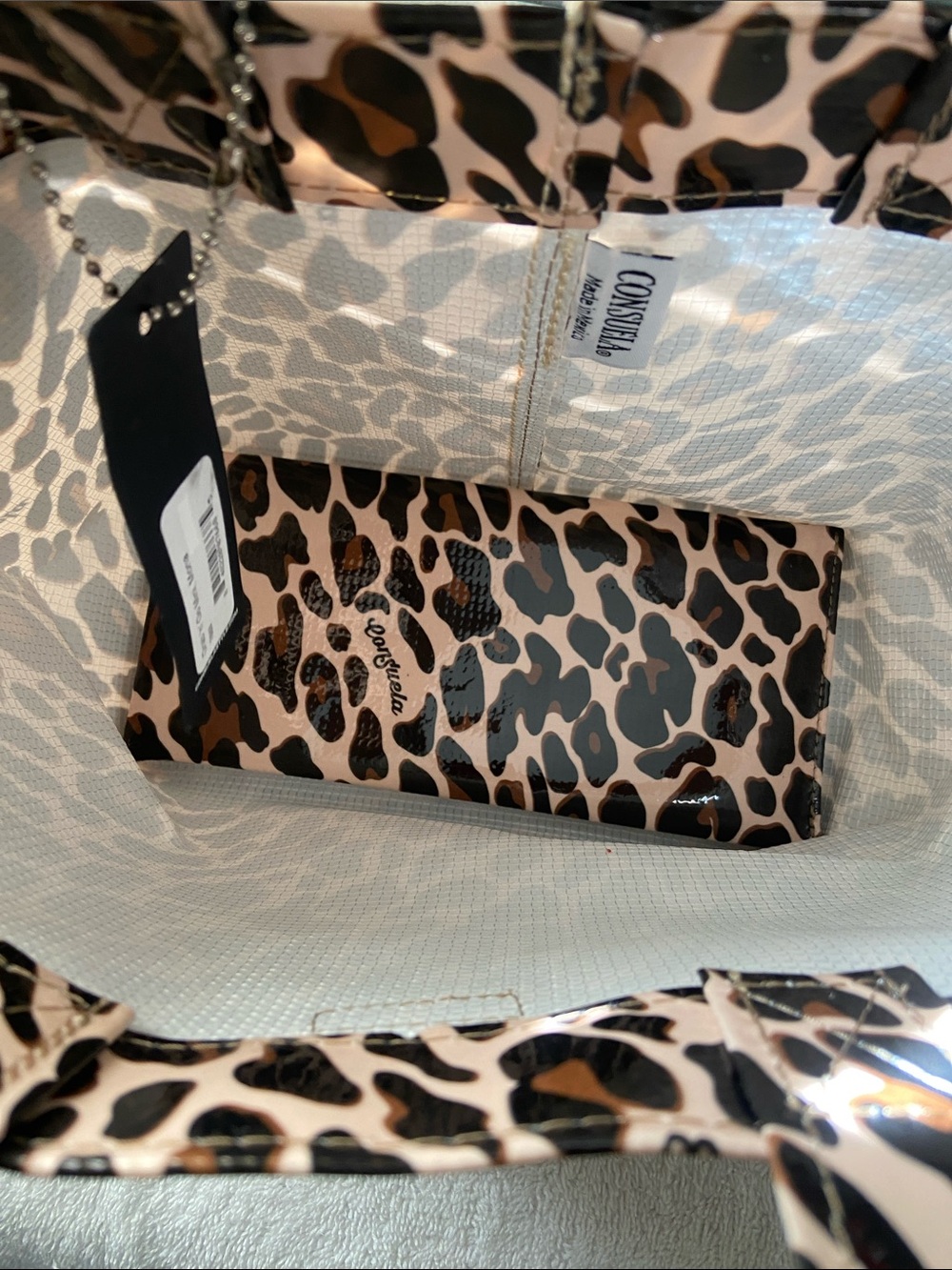 Consuela Mona Mini Bag Leopard print tote NWT - Picture 6 of 9
